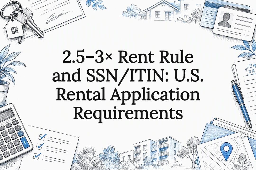 2.5–3× Rent Rule and SSN/ITIN: U.S. Rental Application Requirements