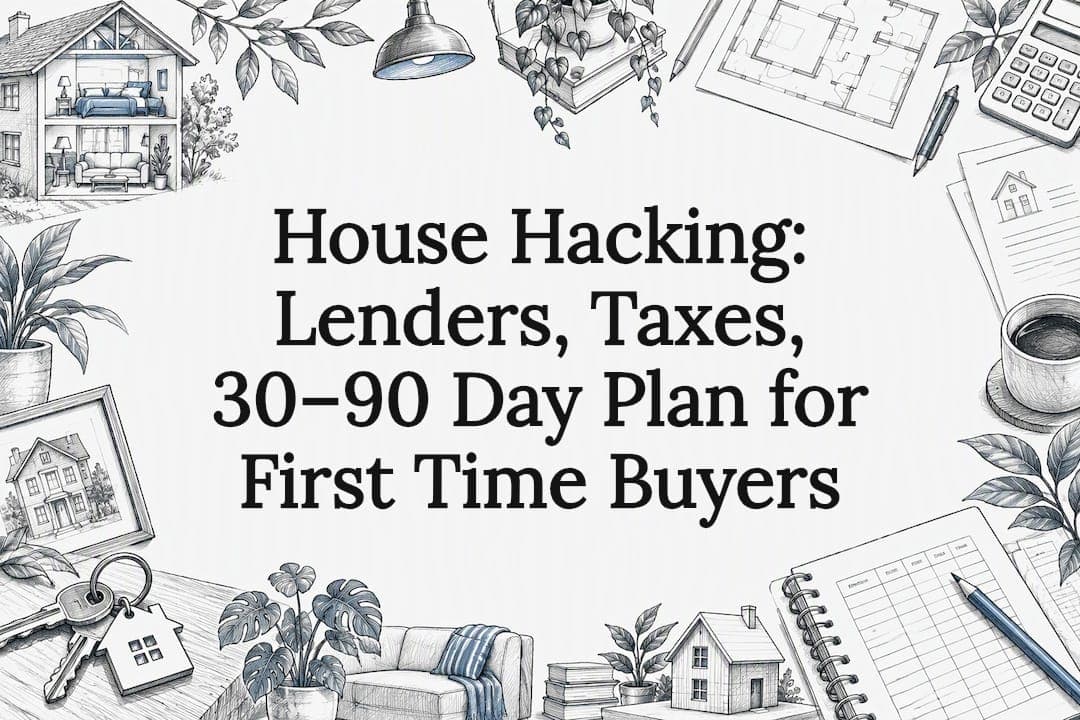 House Hacking: Lenders, Taxes, 30–90 Day Plan for First Time Buyers