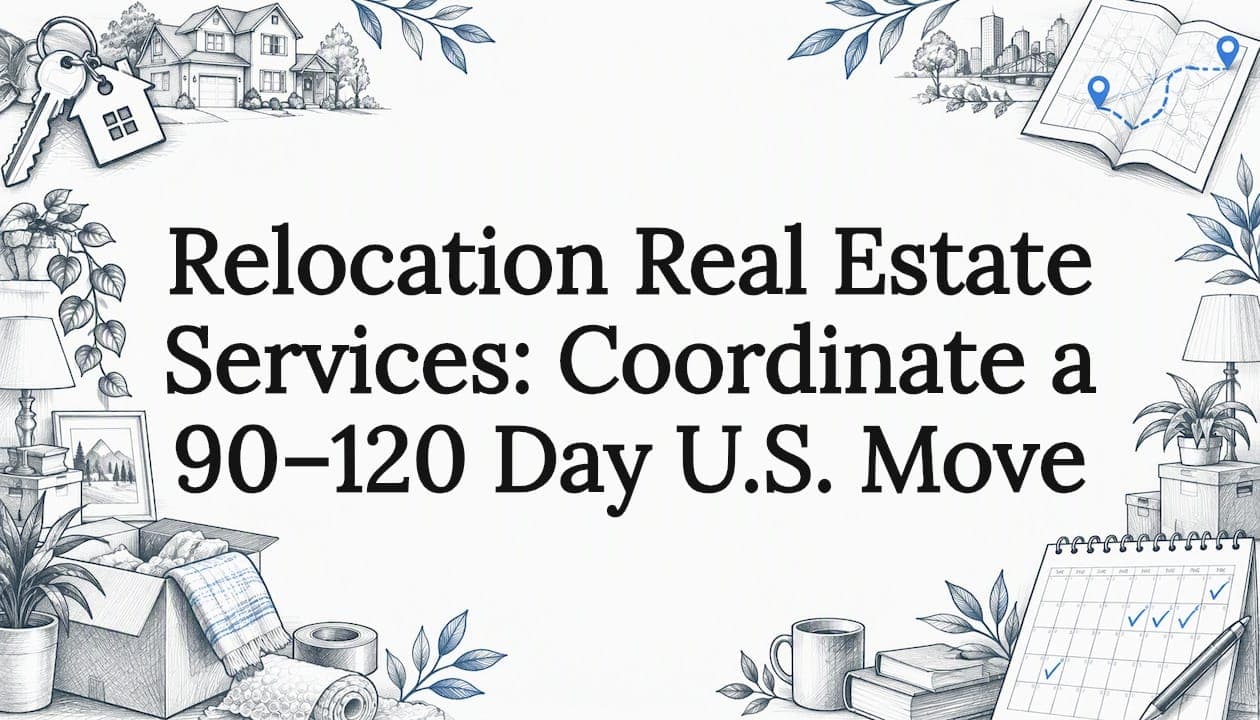 Relocation Real Estate Services: Coordinate a 90–120 Day U.S. Move